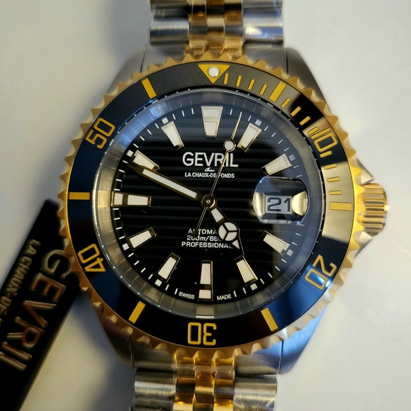 Gevril Chambers Swiss Automatic Two Tone - Picture 7 of 8